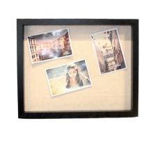 High Quality Hot design Wholesales custom black 12*15  MDF lien shadow box picture photo frame